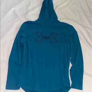 UNDER ARMOUR NWOT small blue hoodie.